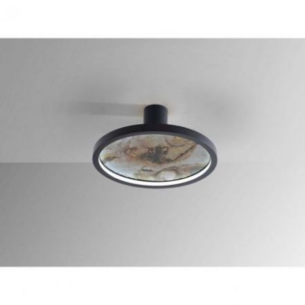 Stone Aplique Plafón Led Cct Negro D30 de Schuller