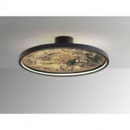 Stone Aplique Plafón Led Cct Negro D60 de Schuller
