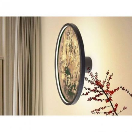 Stone Aplique Plafón Led Cct Negro D60 de Schuller