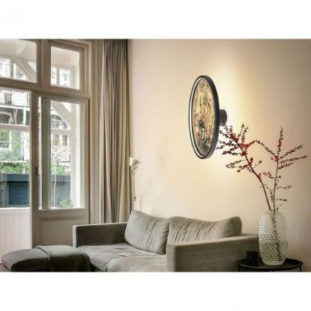 Stone Aplique Plafón Led Cct Negro D60 de Schuller
