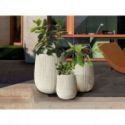 Terras I Set 3 Maceteros Beige de Schuller Terras I Set 3 Maceteros Beige de Schuller