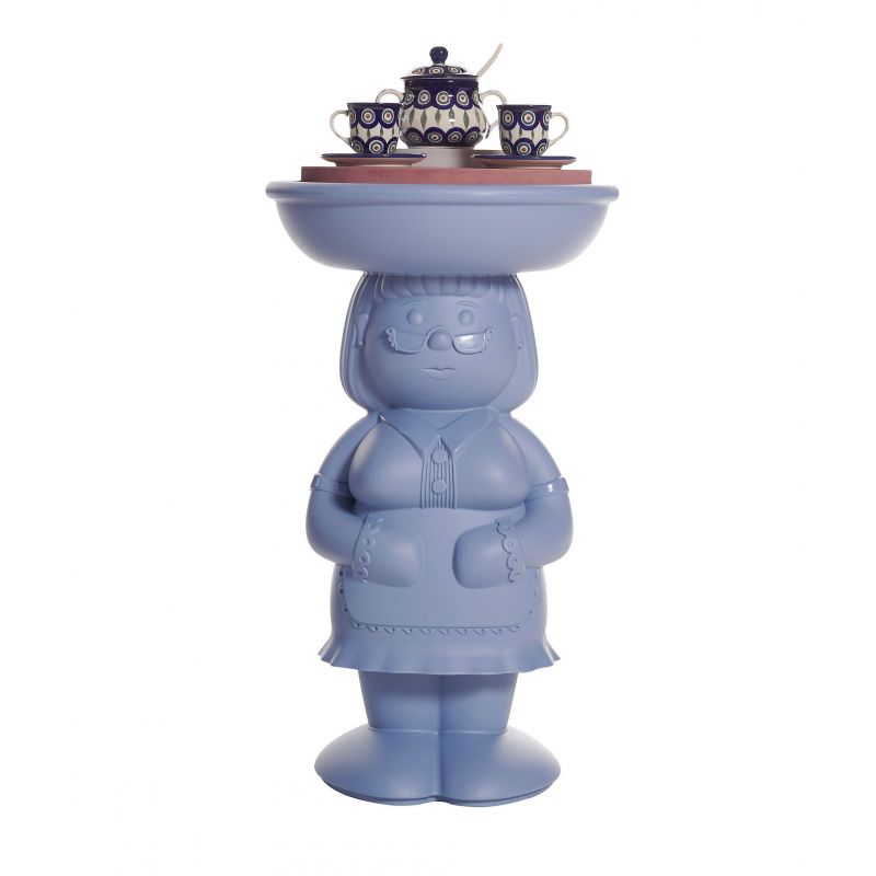 Frontal Frontal Amanda de Slide color azul Powder Blue