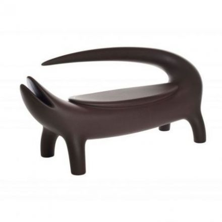 Sofá Big Kroko de Slide color marrón Chocolate Brown