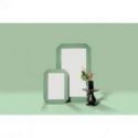 Espejo Cordiale Mirror de Slide color verde Malva Green