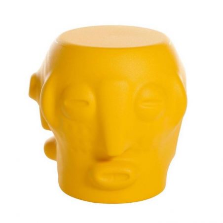 Taburete Threebu de Slide color amarillo Saffron Yellow