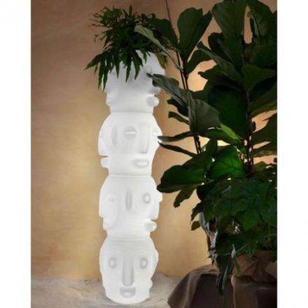 Maceta Threebu Totem Pot Light de Slide