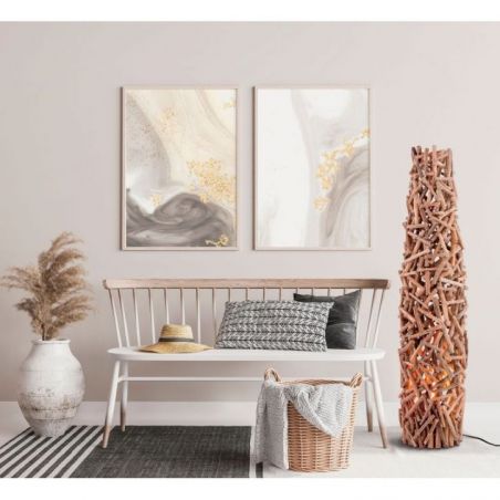 Lámpara de pie Maui de Flam & Luce