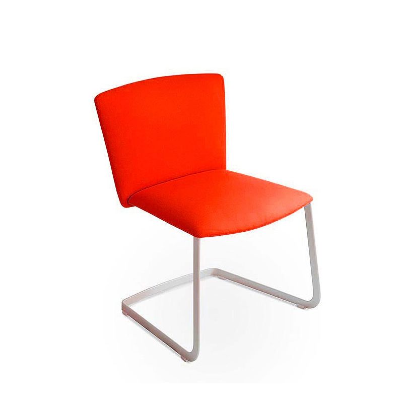 Vela, silla 'visitors' respaldo bajo, base cantilever