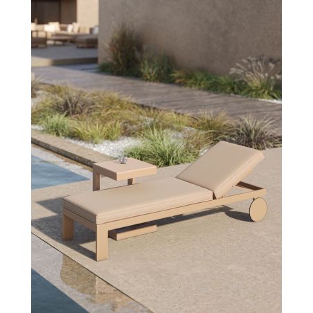 Tumbona Posidonia, estilo mediterráneo