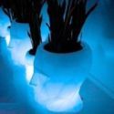 Macetero con luz cabeza Adan de Vondom Macetero con luz cabeza Adan de Vondom