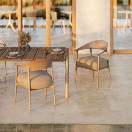 Sillón Africa, con acolchado para exterior de Vondom