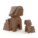 Koinu, figura en forma de perrito en líneas geométricas tamaño pequeño de Vondom Koinu, figura en forma de perrito en líneas geométricas tamaño pequeño de Vondom