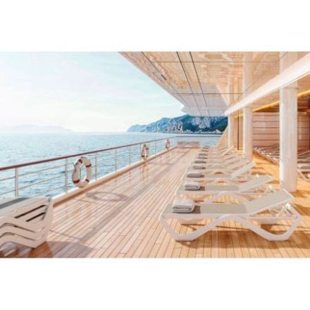 Tumbona Love apilable en colores vivos interior y exterior de Vondom