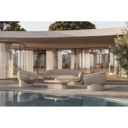 Mesa de café Luna en polietileno reciclable de Vondom