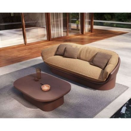 Sofá Luna con un cómodo acolchado para exterior de Vondom