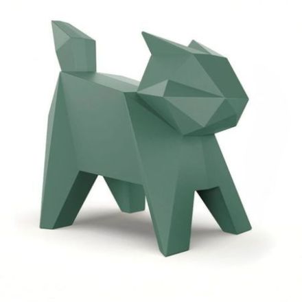 Neko, figura que representa a un perrito con formas geométricas, tamaño grande de Vondom