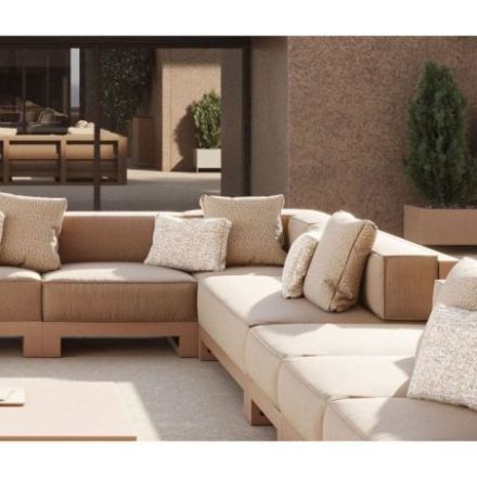 Posidonia, módulo de esquina 95x95 parte del sofá modular de Vondom