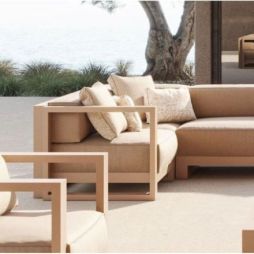 Posidonia, módulo de esquina 95x95 parte del sofá modular de Vondom