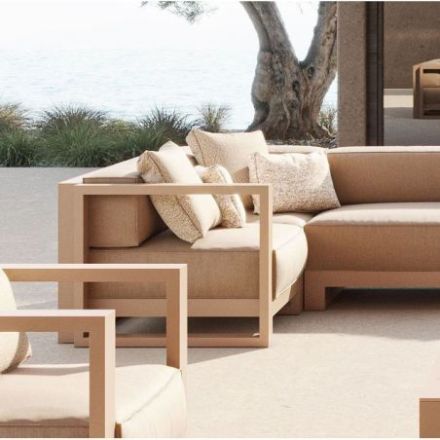 Posidonia, módulo de esquina 95x95 parte del sofá modular de Vondom