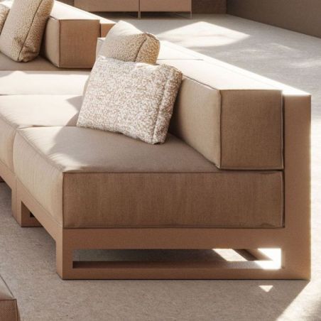 Posidonia, módulo central del sofá modular de Vondom