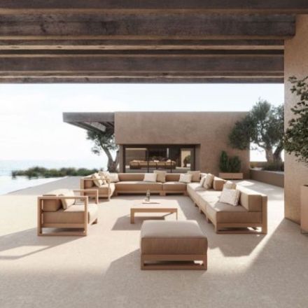 Puff Posidonia, estilo mediterráneo de Vondom