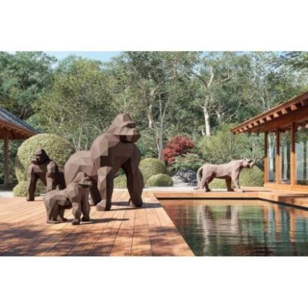 Saru, figura con forma de gorila tamaño grande de Vondom