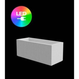 Jardinera Gatsby con luz de Vondom