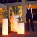 Macetero Marquis con luz de Vondom