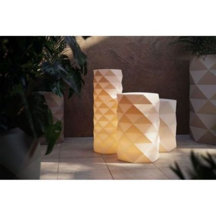 Macetero Marquis con luz de Vondom