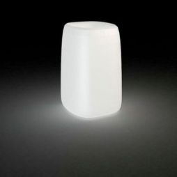 Macetero Organic cuadrado alto con luz de Vondom