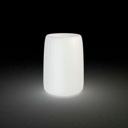 Macetero Organic redondo alto con luz de Vondom