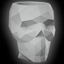 Maceta Skull con luz de Vondom