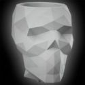 Maceta Skull con luz de Vondom