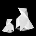 Figura origami Tori con luz de Vondom