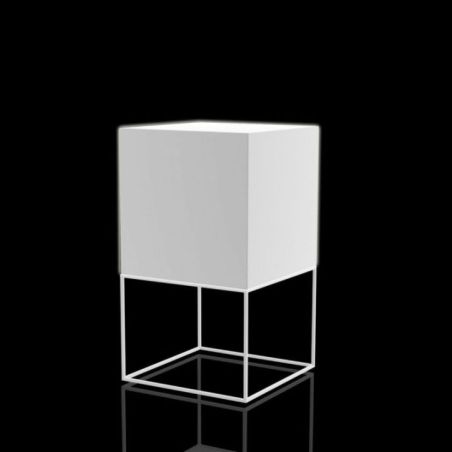 Maceta con luz Vela Cubo de Vondom