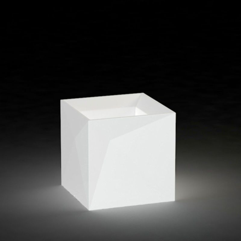 Maceta con luz Faz Cubo de 40 cm de Vondom
