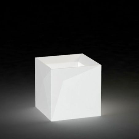 Maceta con luz Faz Cubo de 40 cm de Vondom