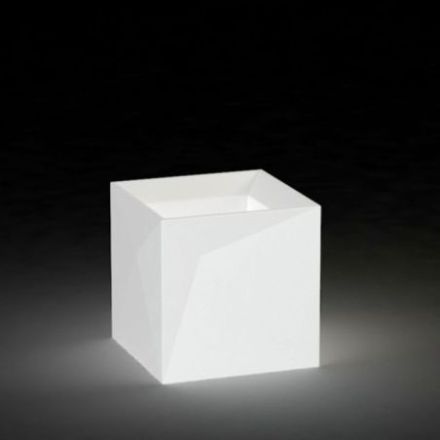 Maceta con luz Faz Cubo de 40 cm de Vondom