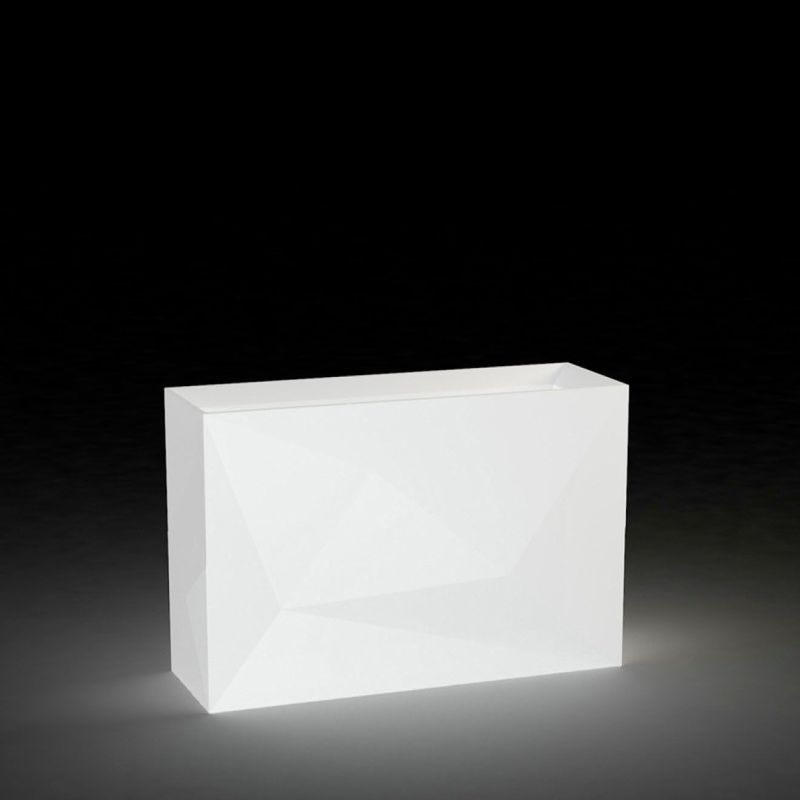 Macetero con luz Faz Wall de Vondom