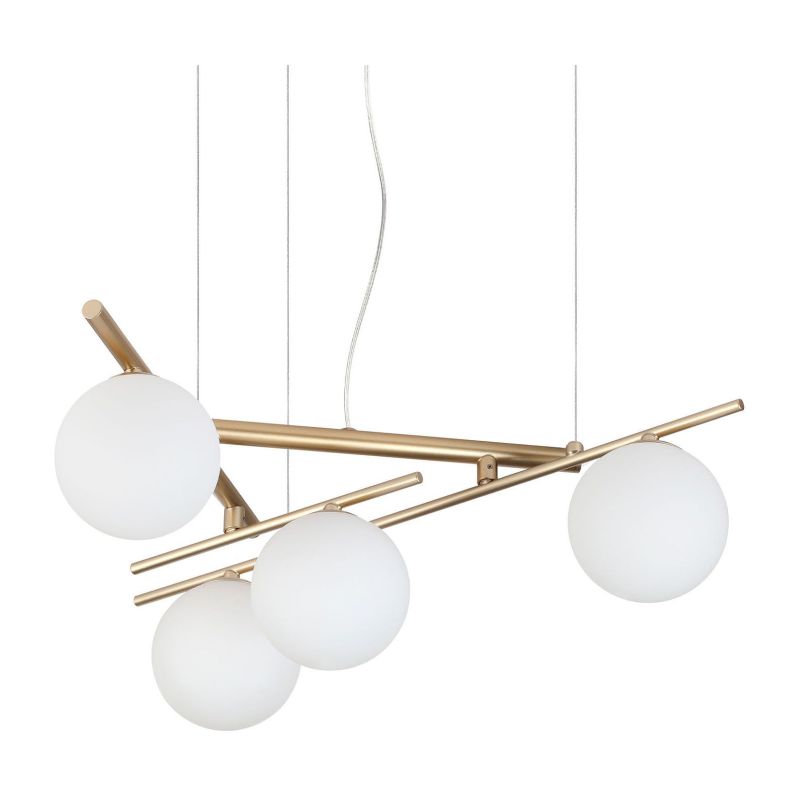 Lámpara de suspensión Atlas Sp4 de Ideal Lux Lámpara de suspensión Atlas Sp4 de Ideal Lux