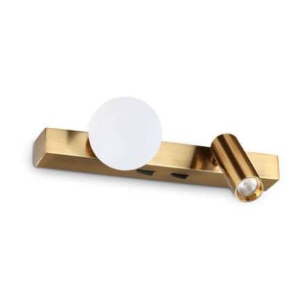 Binomio Led Ap de Ideal Lux pantalla Rosa Pálido