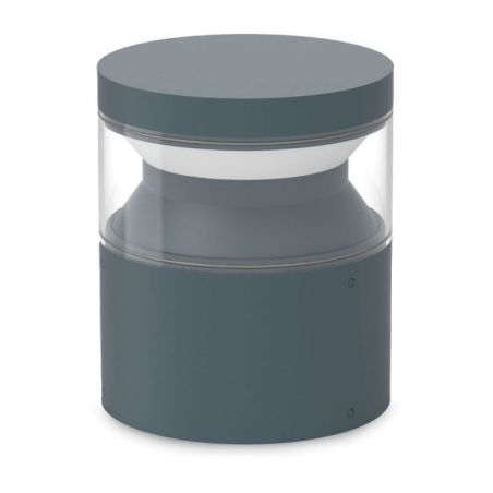 Lámpara de pie Boeing Pt H015 de Ideal Lux pantalla Azul Marino