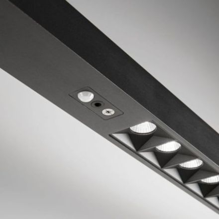 Lámpara de pie Comfort-2 Pt de Ideal Lux pantalla Azul Marino