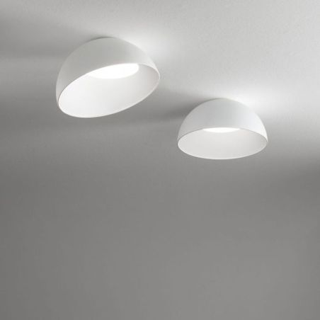 Plafón Corolla-1 Pl de Ideal Lux pantalla Gris