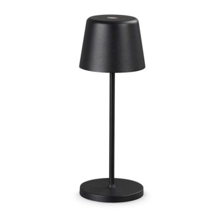 Lámpara de mesa Cute Tl de Ideal Lux pantalla Azul Marino