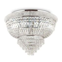 Plafón Dubai Pl24 de Ideal Lux pantalla Amarillo