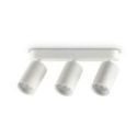 Plafón Dynamite Pl3 Linear Round de Ideal Lux