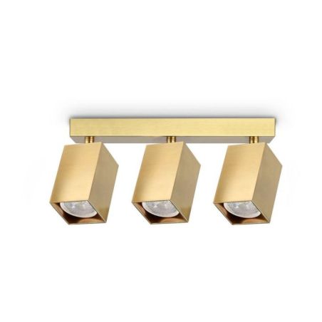 Plafón Dynamite Pl3 Linear Square de Ideal Lux