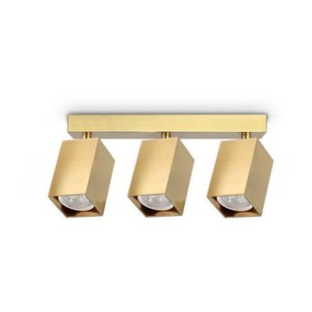 Plafón Dynamite Pl3 Linear Square de Ideal Lux