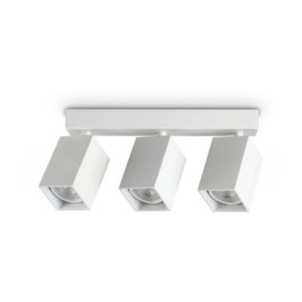 Plafón Dynamite Pl3 Linear Square de Ideal Lux